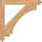 Ekena Millwork Imperial Arts & Crafts Smooth Bracket, Western Red Cedar, 3 1/2"W x 34"D x 34"H BKT04X34X34IMP03SWR - alternate 4